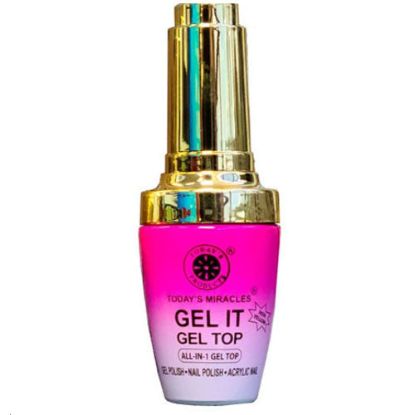 Picture of TODAY PRODUCTS GEL IT ALL-IN-1 GEL TOP NON YELLOW NO CLEANSE 0.5 FL OZ