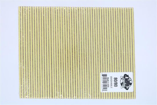 Picture of 168 NAIL SUPPLY WASHABLE YELLOW FILE REGULAR 80/80