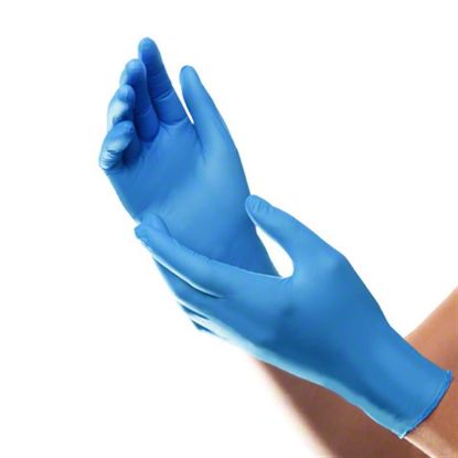 Picture of GEN BLUE NITRILE GLOVES M CASE