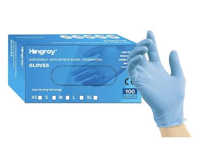 Picture of HONGRAY BLUE NITRILE GLOVES CASE S