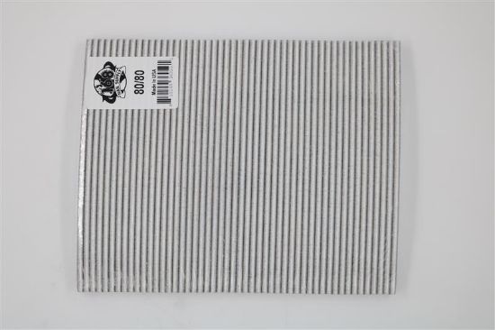 Picture of 168 NAIL SUPPLY ZEBRA HALF MOON FILE 80/80