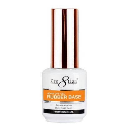 Picture of CRE8TION RUBBER GEL BASE COAT 0.5 FL OZ