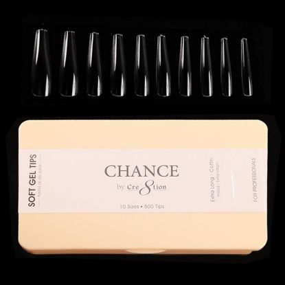 Picture of CHANCE SOFT GEL TIPS EXTRA LONG COFFIN