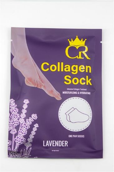 Picture of CROWN COLLAGEN SOCK LAVENDER SINGLE PACK