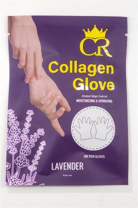 Picture of CROWN COLLAGEN GLOVE LAVENDER CASE OF 100 PAIRS