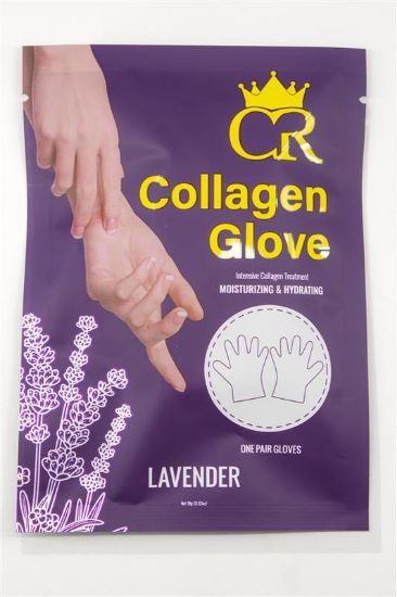 Picture of CROWN COLLAGEN GLOVE LAVENDER CASE OF 100 PAIRS