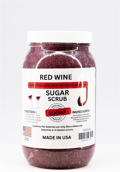 Picture of RED WINE SUGAR SCRUB 16OZ