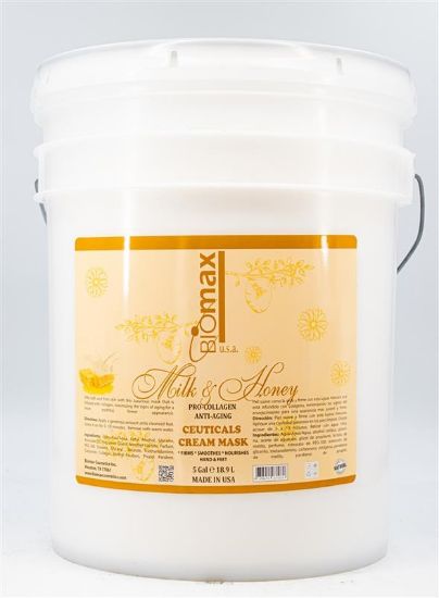 Picture of BIOMAX CREAM MASK MILK AND HONEY 5 GALLON BUCKET