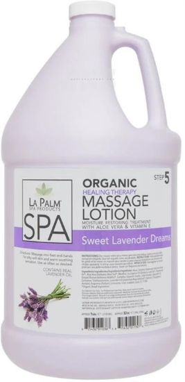 Picture of LA PALM LAVENDER MASSAGE LOTION 1 GALLON