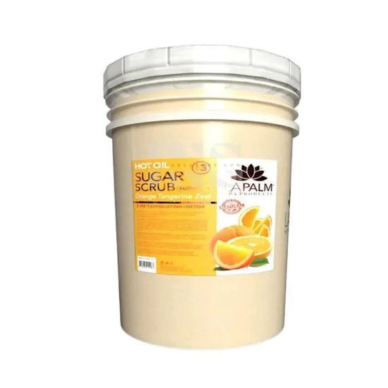 Picture of LA PALM SUGAR SCRUB ORANGE TANGERINE ZEST 5 GALLON BUCKET 5 GALLONS