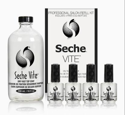 Picture of SECHE VITE DRY FAST TOP COAT 16 FL OZ WITH 4 FREE BOTTLES