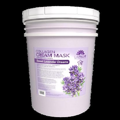 Picture of LA PALM COLLAGEN CREAM MASK LAVENDER 5 GALLONS