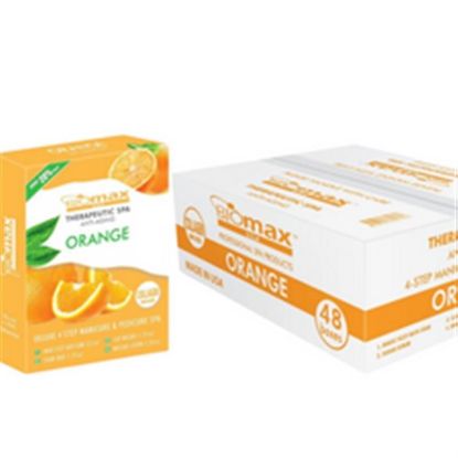 Picture of BIOMAX THERAPEUTIC SPA 4 STEP KIT ORANGE CASE OF 48 KITS