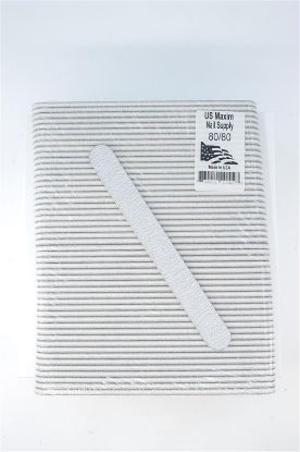 Picture of 168 NAIL SUPPLY PREMIUM REGULAR WASHABLE FILES 80/80 (50 PIECES)