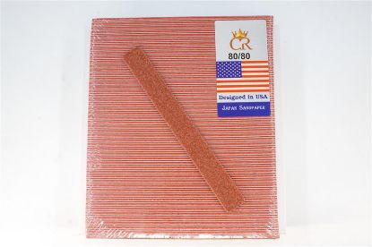 Picture of 168 NAIL SUPPLY PREMIUM JUMBO RED MYLAR WASHABLE FILES 80/80 (50 PIECES)