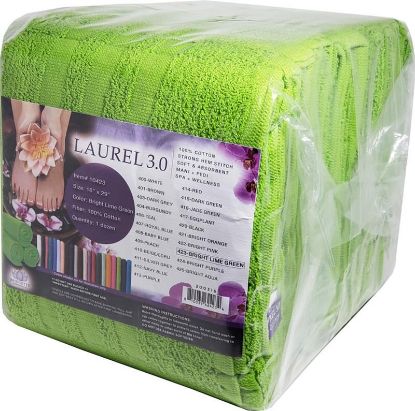 Picture of LAUREL 3.0 PEDICURE TOWEL BRIGHT LIME GREEN