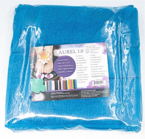 Picture of LAUREL 1.0 MANICURE TOWEL BRIGHT AQUA