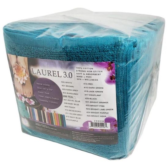 Picture of LAUREL 3.0 PEDICURE TOWEL TEAL