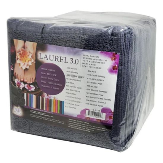 Picture of LAUREL 3.0 PEDICURE TOWEL DARK GREY