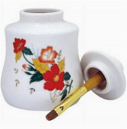 Picture of DL PROFESSIONAL CUTICLE OIL JAR WITH BRUSH LARGE