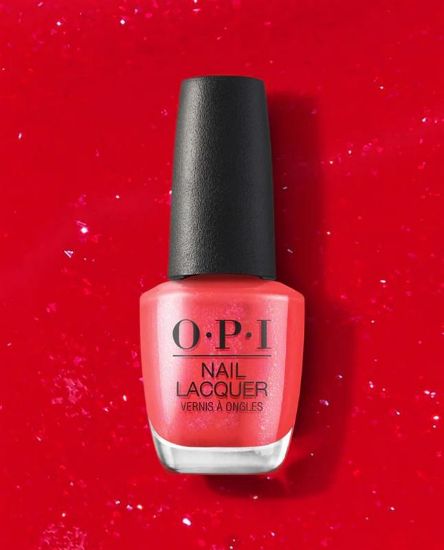 Picture of OPI NLS010 NL-LEFT YOUR TEXTS ON RED