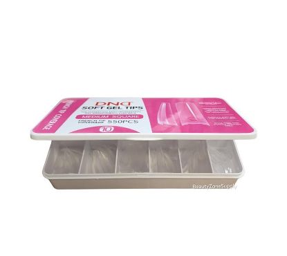 Picture of DND SOFT GEL TIPS FULL COVERAGE MEDIUM SQUARE