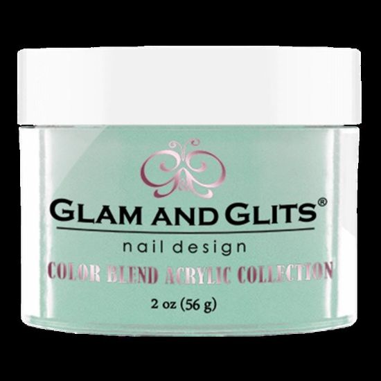 Picture of GLAM AND GLITS BL3027 COLOR BLEND ACRYLIC TEAL OF APPROVAL