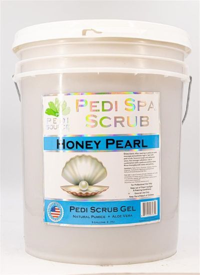 Picture of PEDI SOURCE PEDI SCRUB GEL HONEY PEARL 5 GALLON BUCKET