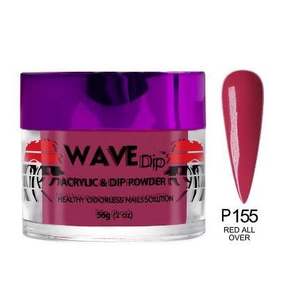 Picture of WAVE SIMPLICITY DIP ACRYLIC RED ALL OVER DIP P155