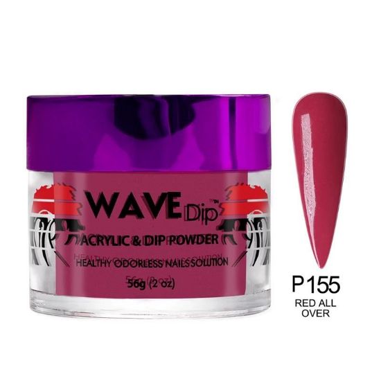 Picture of WAVE SIMPLICITY DIP ACRYLIC RED ALL OVER DIP P155