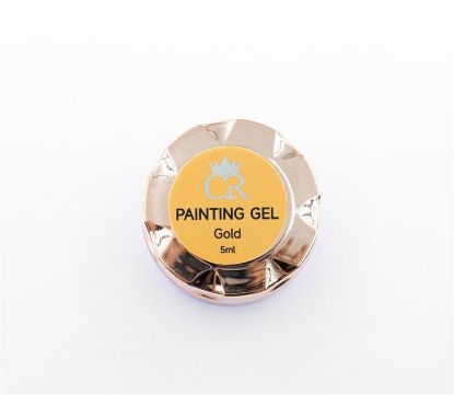 Picture of CROWN PAINTING JAR GOLD