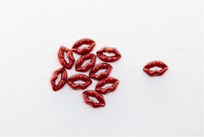 Picture of SOLID RED LIP CHARMS