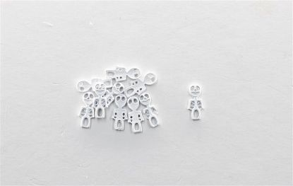 Picture of WHITE SKELETON CHARMS