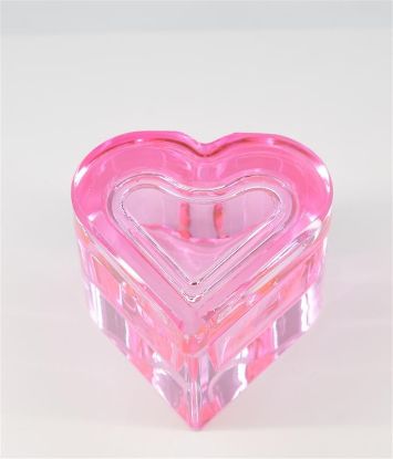 Picture of CROWN HEART DAPPEN DISH PINK