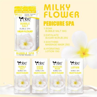 Picture of NBC Deluxe Pedicure Kit Milky Flower 1 Kit