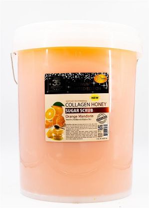 Picture of SPAREDI SUGAR SCRUB COLLAGEN ORANGE MANDARIN 5 GALLON BUCKET