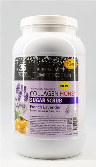 Picture of SPAREDI COLLAGEN HONEY FRENCH LAVENDER SUGAR SCRUB 1 GALLON