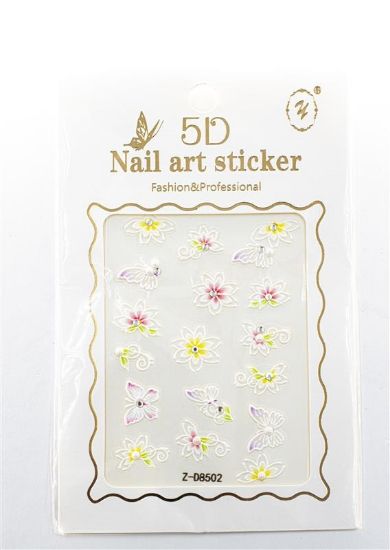 Picture of 5D NAIL ART STICKER BUTTERFLIES - Z-D8502