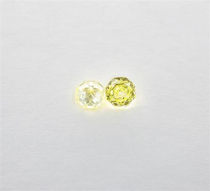 Picture of TWO PIECE DIAMOND CHARMS LIGHT GREEN