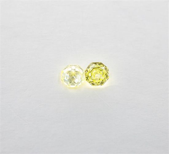 Picture of TWO PIECE DIAMOND CHARMS LIGHT GREEN