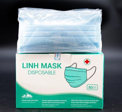 Picture of LINH BLUE FACE MASK CASE OF 50 BOXES