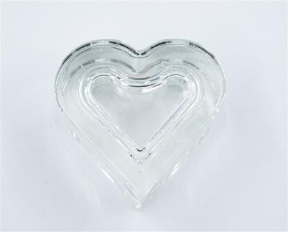 Picture of CROWN HEART DAPPEN DISH CLEAR