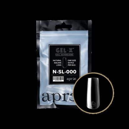 Picture of APRES GEL-XÂ® NATURAL SQUARE LONG TIP REFILL BAG-000