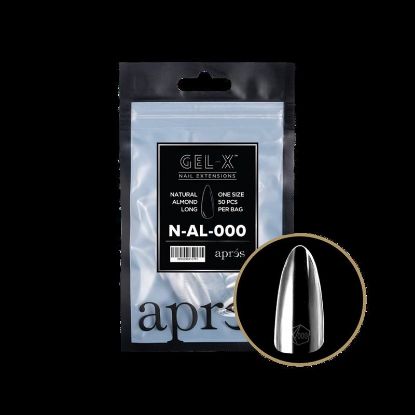 Picture of APRES GEL-XÂ® NATURAL ALMOND LONG TIP REFILL BAG-000