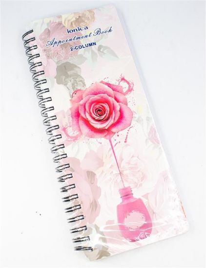 Picture of APPOINTMENT BOOK FLOWER DESIGN 2 COLUMN