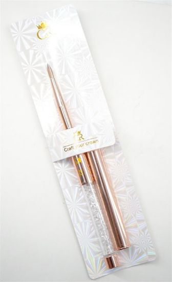 Picture of CROWN ROSE GOLD 3D BRUSH #2