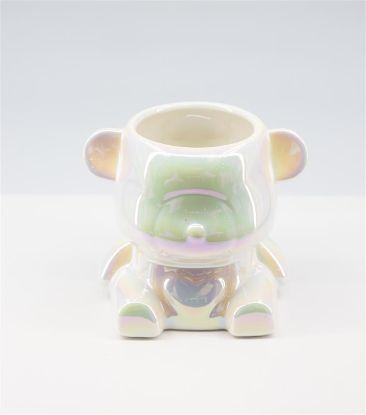 Picture of TEDDY BEAR BRUSH HOLDER - IRIDESCENT