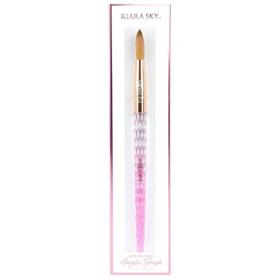 Picture of KIARA SKY 100% KOLINSKY ACRYLIC BRUSH #12 - PINK