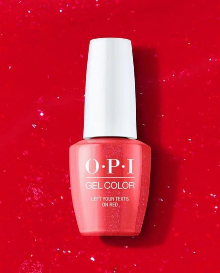 Picture of OPI GCS010 GC-LEFT YOUR TEXTS ON RED