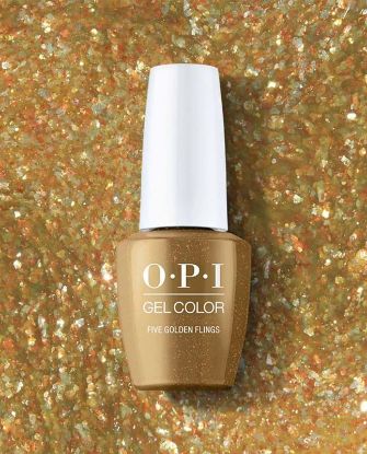 Picture of OPI HPQ02 GC - FIVE GOLDEN FLINGS 0.5 FL OZ